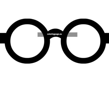 black round eyeglasses