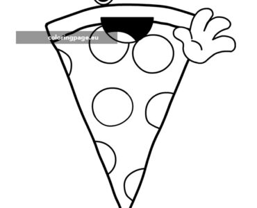 cartoon pizza