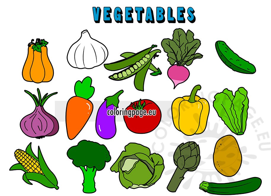color vegetables