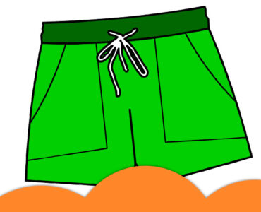 green shorts