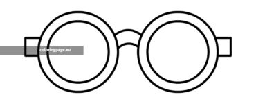 round eyeglasses template