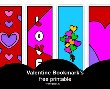valentine bookmarks