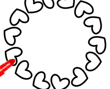 valentine wreath