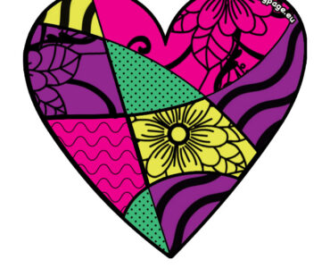 valentines day heart art