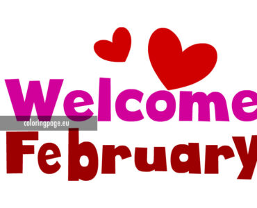 welcome february text