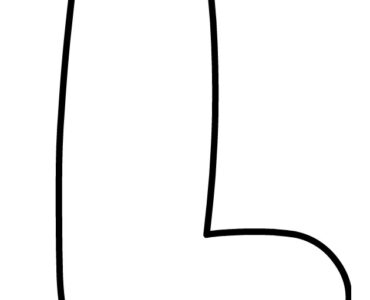 bubble letter l