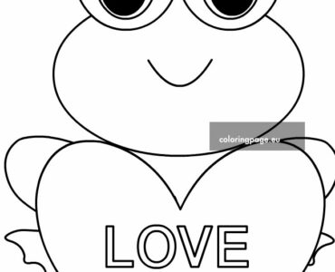 cute frog valentine