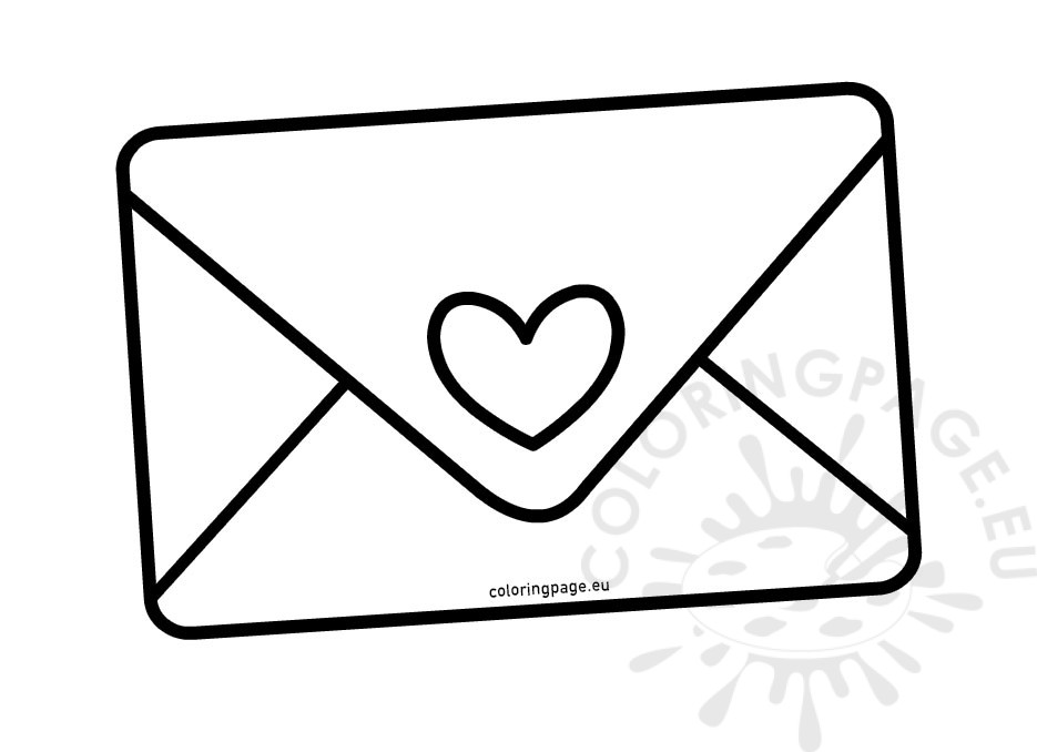 envelope heart