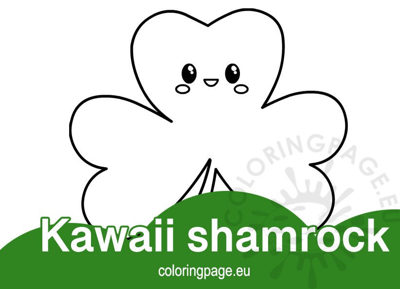 kawaii shamrock