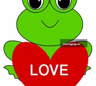 valentine frog