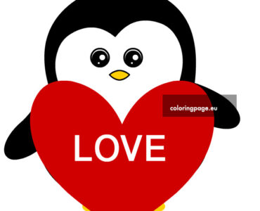 valentine penguin