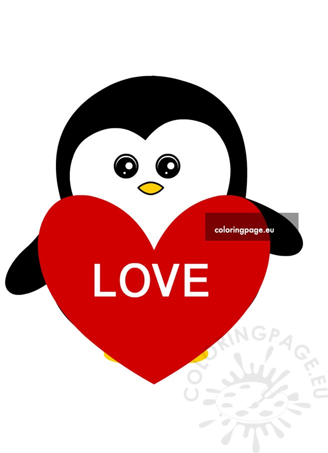 valentine penguin
