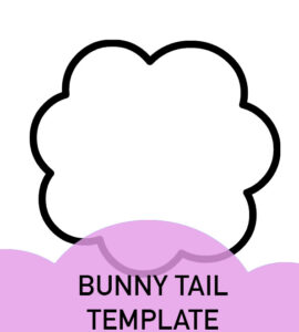 bunny tail template