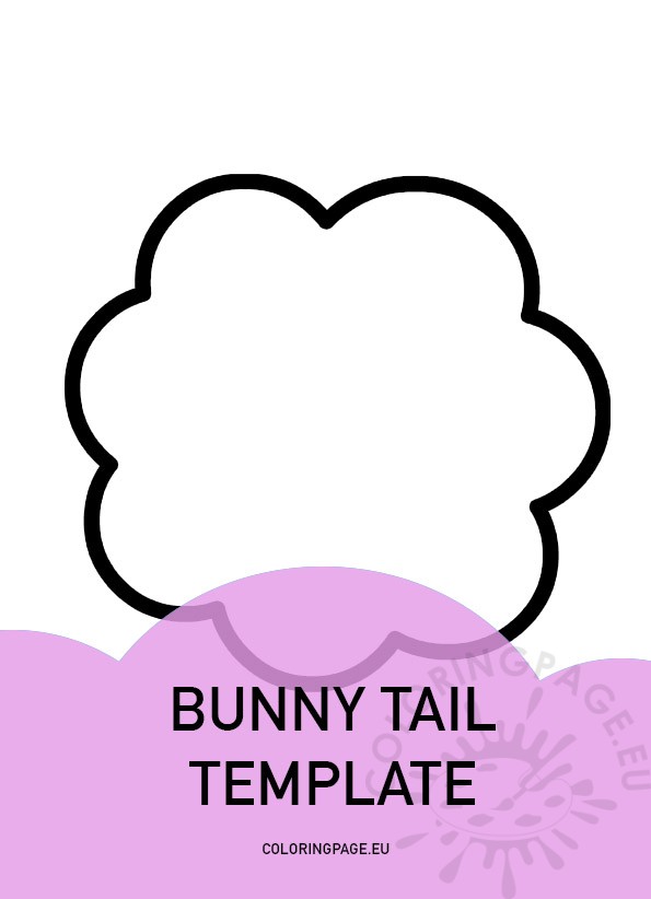 bunny tail template