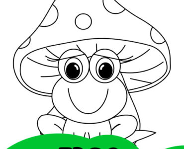 cute frog mushroom