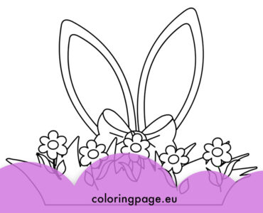 easter rabbit in grass