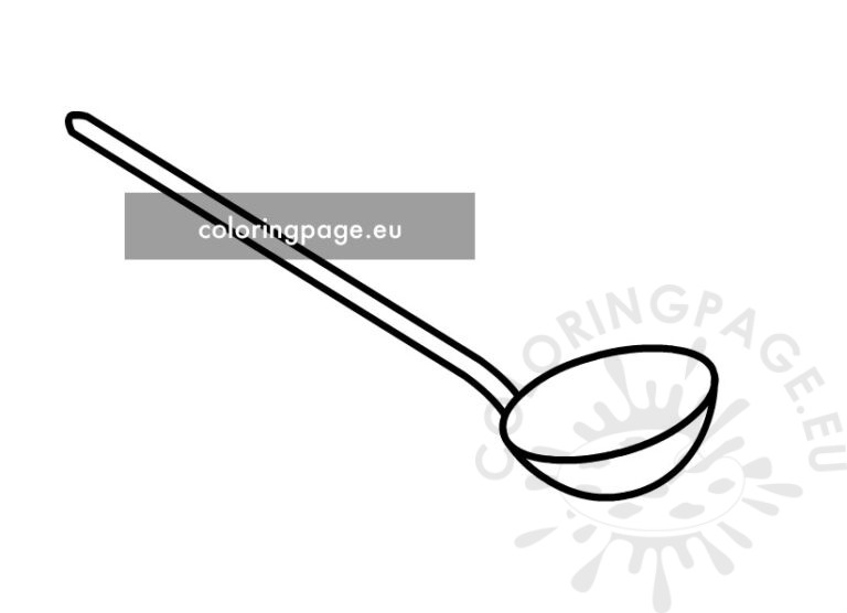 ladle-coloring-page