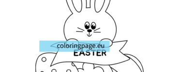 outdoor easter rabbit decoration