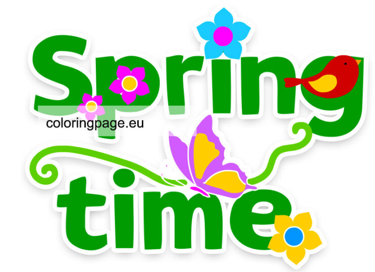 Spring time | Coloring Page