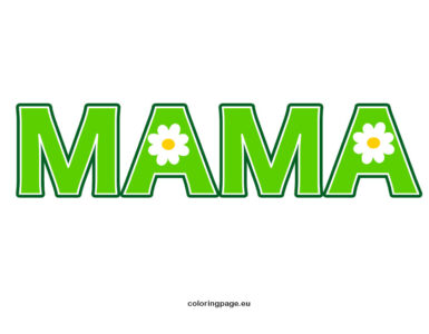 mama lettering