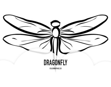 stylized dragonfly