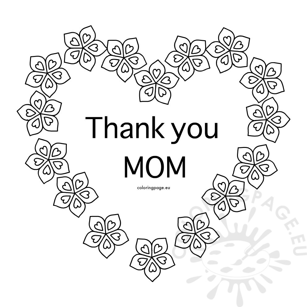 thank you mom design