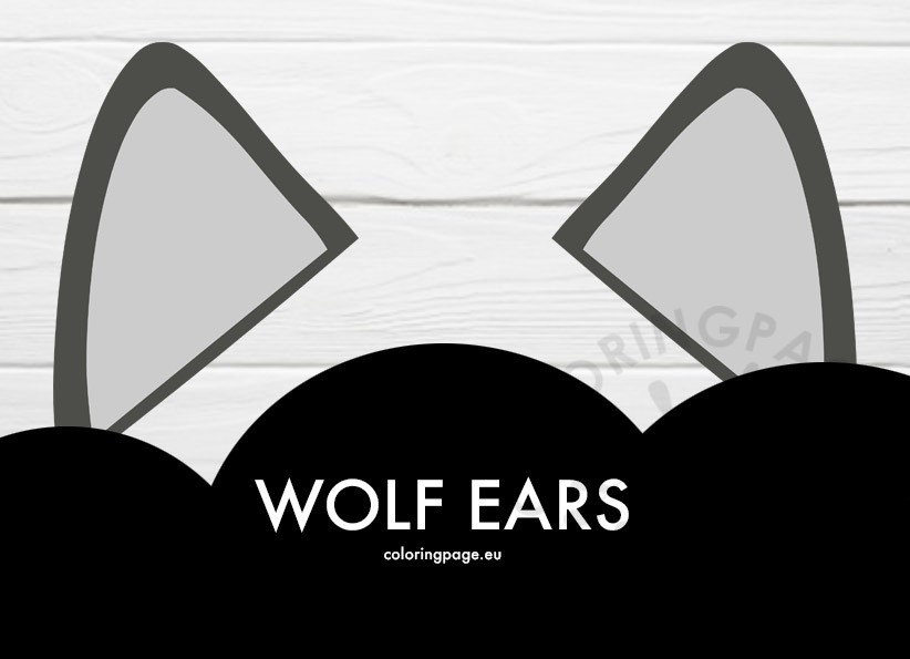 wolf ears cartoon