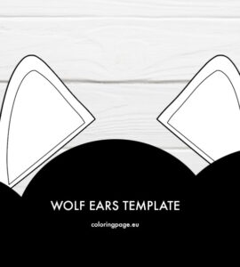 wolf ears template