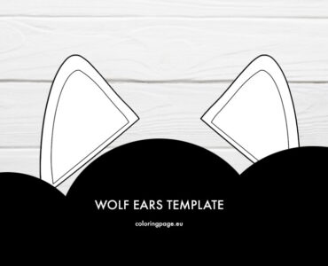 wolf ears template