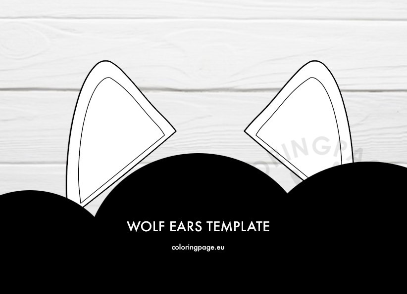 wolf ears template