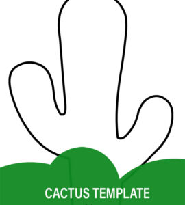 cactus pinata template 1