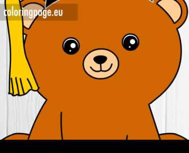 cute graduation bear