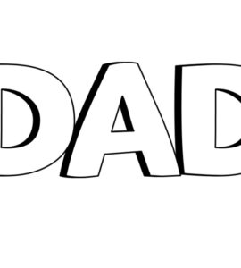 dad lettering