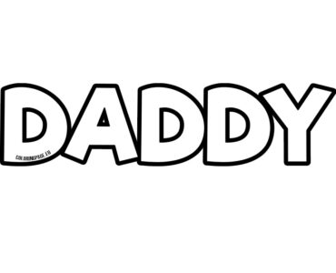 daddy lettering