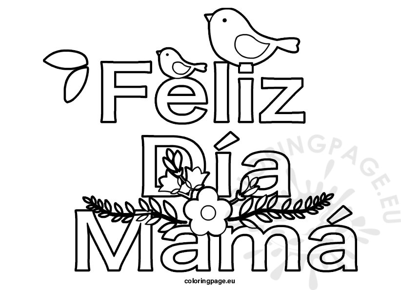 feliz dia mama design