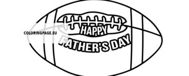 football fathers day card