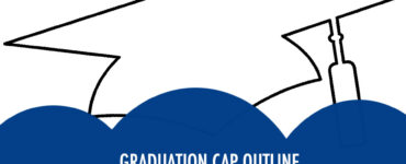 graduation cap outline