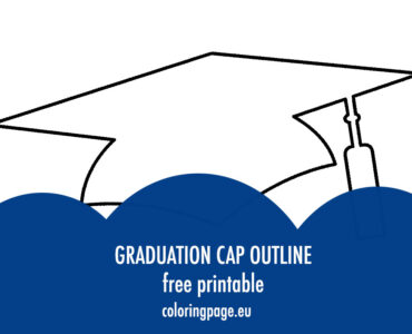 graduation cap outline