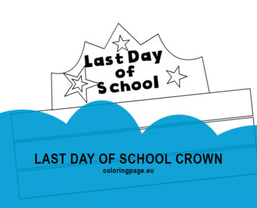 last day of school crown