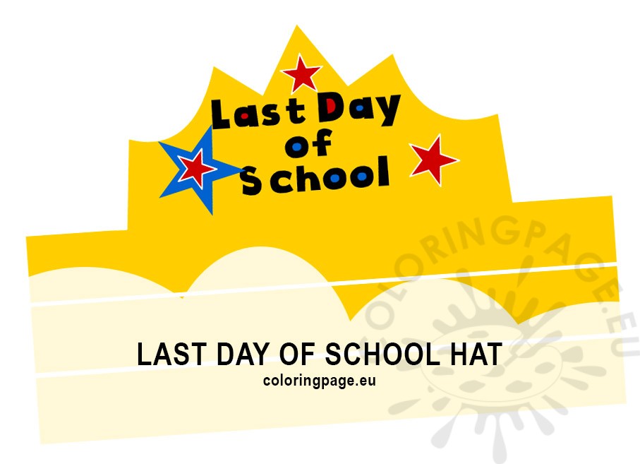 last day of school hat