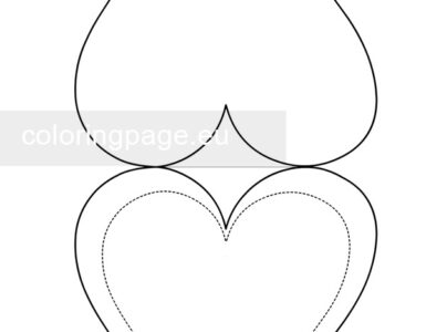 paper heart card