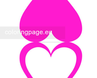 pink heart card
