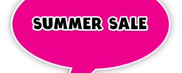 summer sale speech bubble