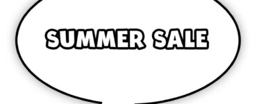 summer sale speech bubble image