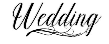 wedding lettering