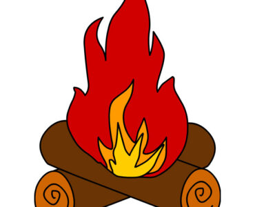 wood with fire
