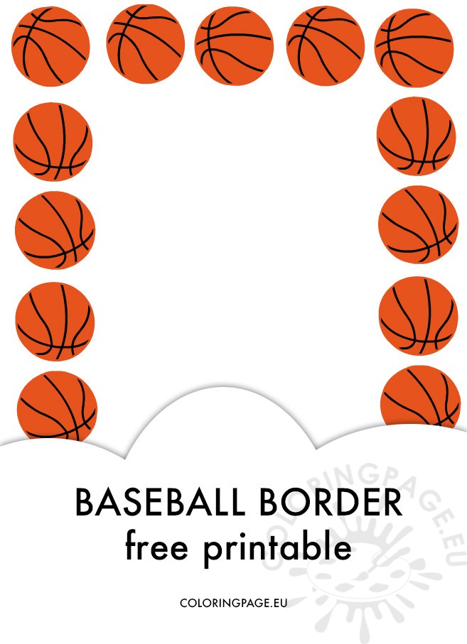 baseball border