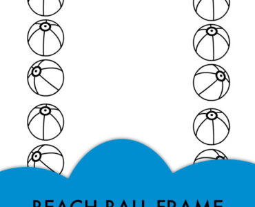 beach ball frame