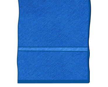 blue towel