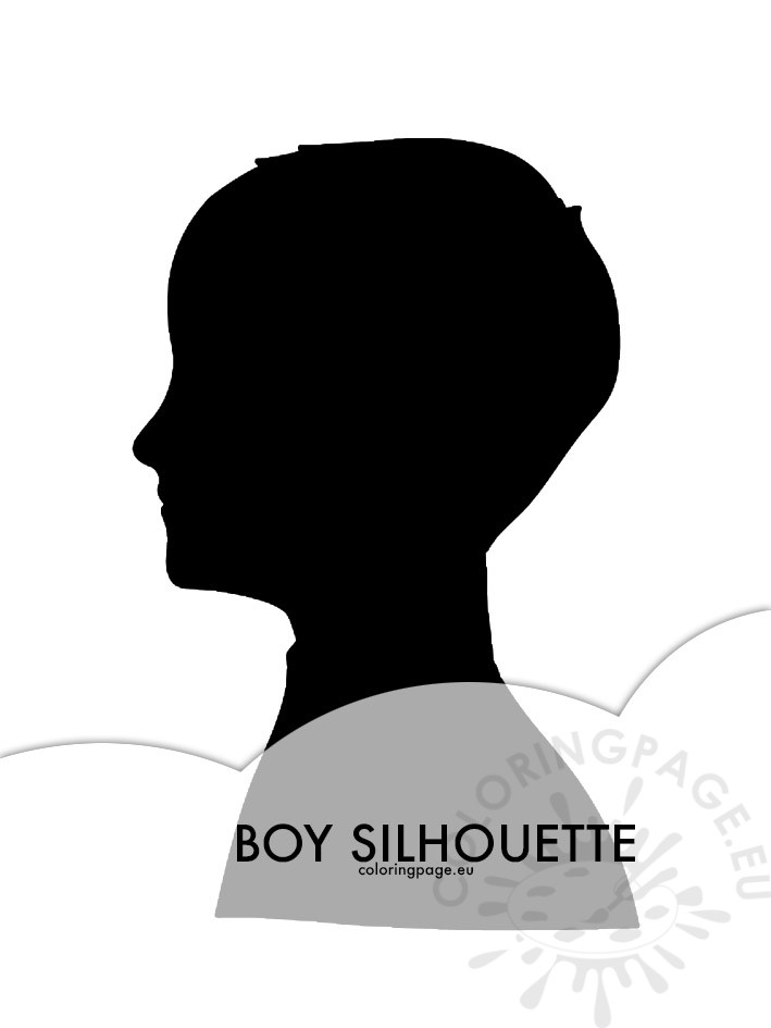 boy silhouette face